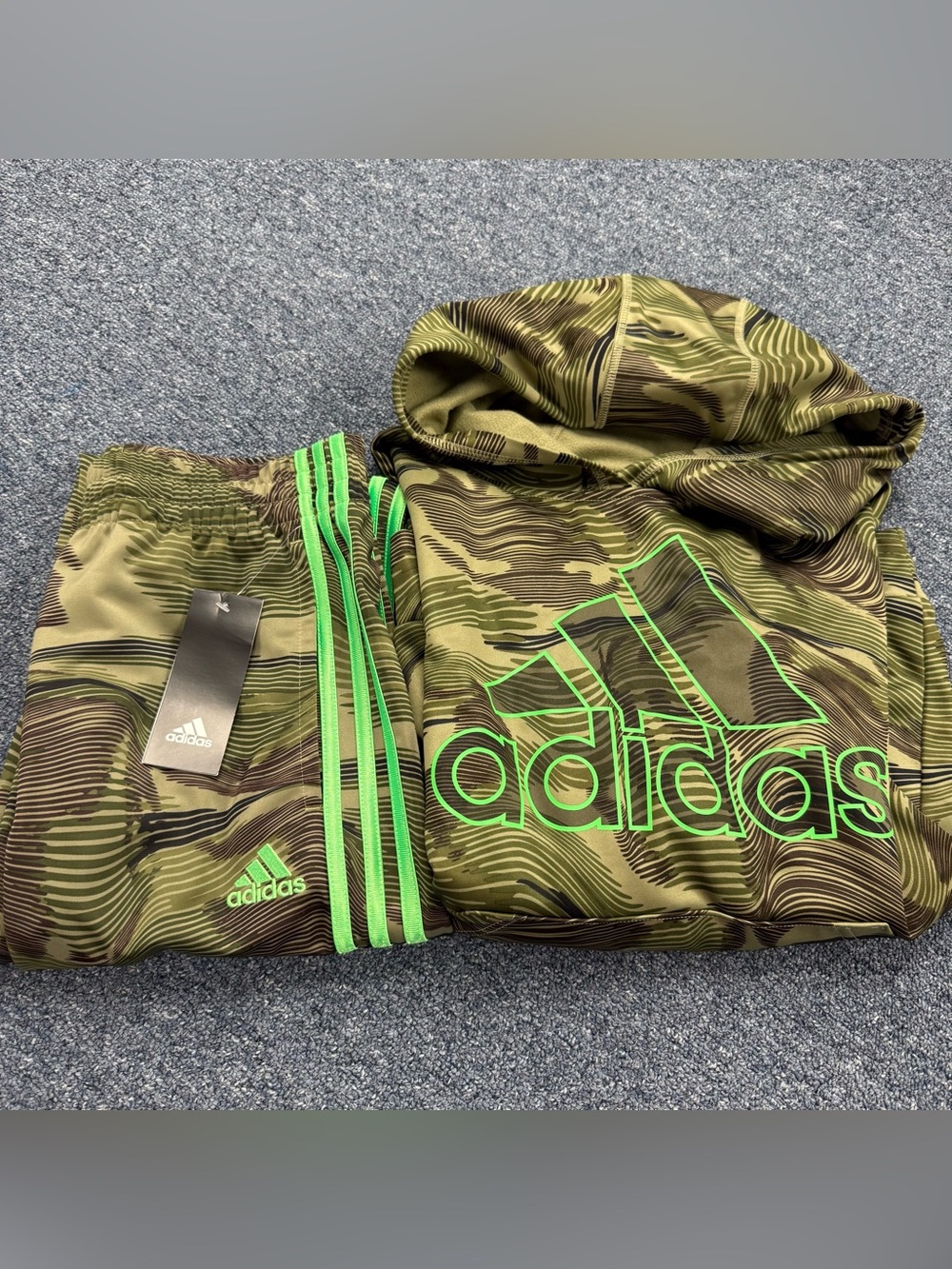 Adidas Matching Set Boys Size Large 14/16 NWT